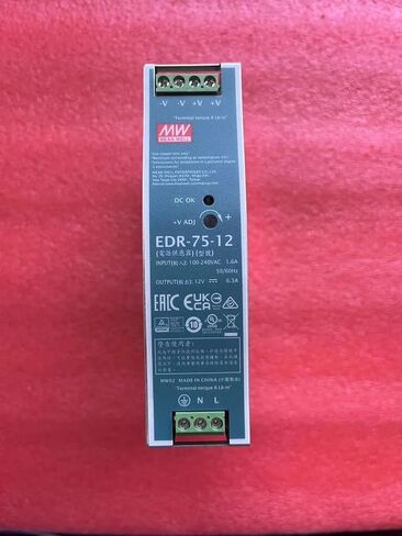 EDR-75-12 75.6 وات مخرج واحد DIN السكك الحديدية EDR-75 12V 6.3A in Saudi Arabia