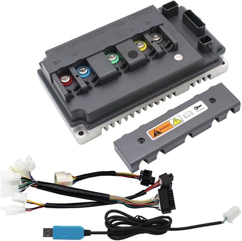 VOTOL EM100SP 72350 120A 2KW3kw Brushless DC Controller QS Motor Electric Motorcycle Mobility Scooter Intelligent programmable in Saudi Arabia