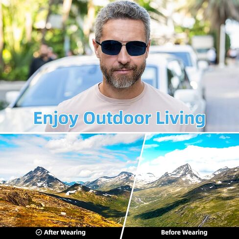 2pcs Bifocal Reading Sunglasses for Men Mirror Blue Silver Lenses Stainless Steel Frame Bi-focal Mens Sun Readers in Saudi Arabia