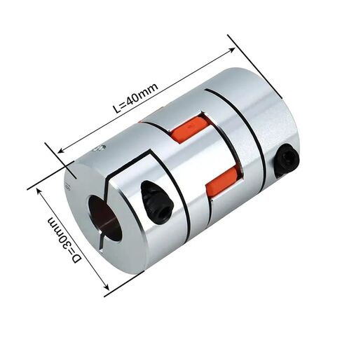 Six Jaw D30L40 Aluminium Plum Flexible Shaft Coupling Connector CNC 6/6.35/8/10/12/12.7/14/16mm 1Pcs(6x16) in Saudi Arabia