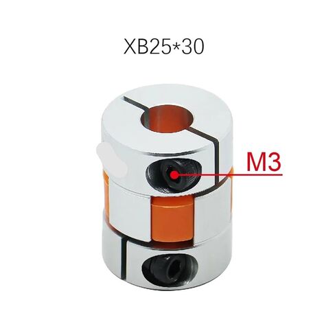Two Jaw D25L30 Aluminium Plum Flexible Shaft Coupling Connector CNC 5/6/6.35/8/10/12/12.7/14mm 5x8mm 1Pcs(D25 Plum Gasket) in Saudi Arabia