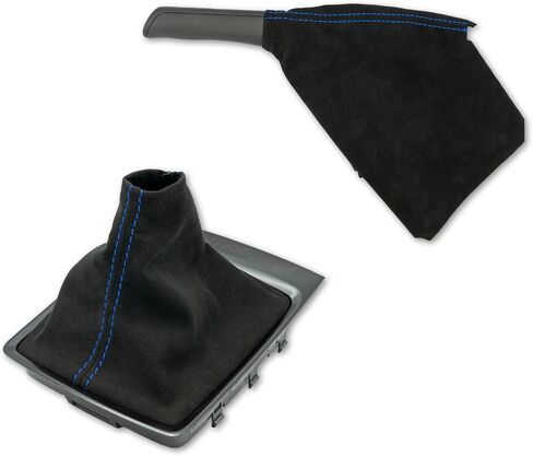 مجموعة أحذية Billetworkz Shift وE-Brake Boot لـ Subaru WRX (2008-2014) - مصنوعة من نسيج ميكروسويد ممتاز، خياطة سوداء وحمراء in Saudi Arabia