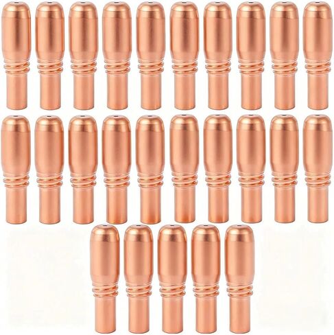 25pcs .035(0.9mm) Contact Tip For Bernard Acculock-S T-A035CH Used With New Miller MDX-250 Gun D-MA250 Gas Diffuser in Saudi Arabia