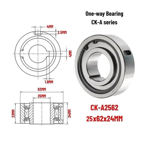 1 قطعة CK-A2562 25X62X24 مللي متر تحمل in Saudi Arabia