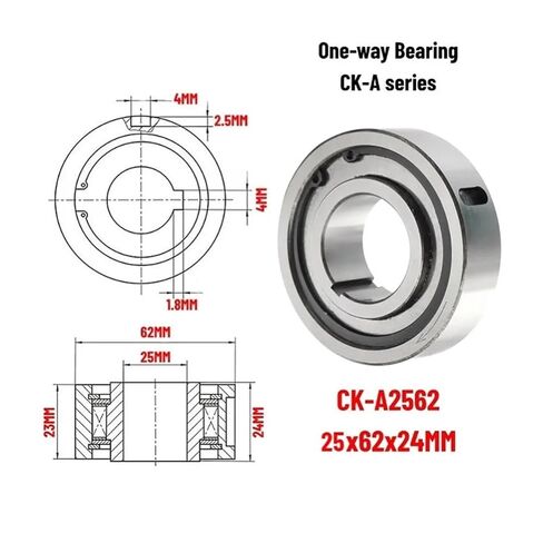 1 قطعة CK-A2562 25X62X24 مللي متر تحمل in Saudi Arabia