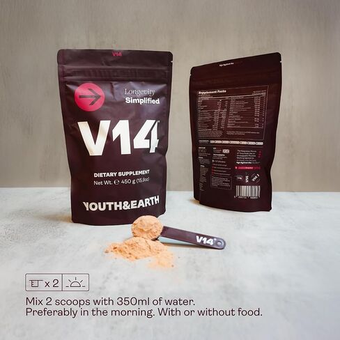 Youth & Earth V14 Reds Powder | NMNH, Spermidine, Magnesium Blend | Daily Wellness Powder | Gluten Free, Soy Free, Non-GMO | 30 Servings in Saudi Arabia