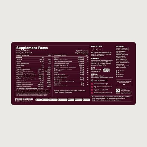 Youth & Earth V14 Reds Powder | NMNH, Spermidine, Magnesium Blend | Daily Wellness Powder | Gluten Free, Soy Free, Non-GMO | 30 Servings in Saudi Arabia