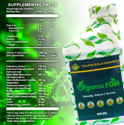 30-Day Supply: Advanced Liquid Immune Support Supplement, Supports Cellular, Gut & Organ Health, Vitamins, Minerals, Superfoods, Antioxidant. for Adults & Kids 12+ - 8 fl oz (Pack of 1) in Saudi Arabia