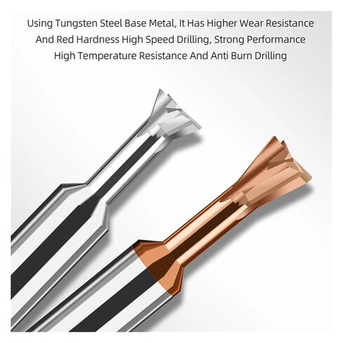 قاطعة طحن على شكل حرف T قطعة واحدة من قاطعة الطحن من الكربيد 45 60 75 درجة أداة تصنيع فولاذ التنغستن للمعادن (75 درجة، طلاء، D8x60L) in Kuwait