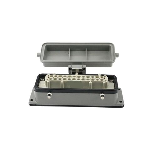 1 PCS Heavy Duty Connector HDC-HE-024-B with Cover 24-Pin Dual Current 16A Voltage 500V in Saudi Arabia