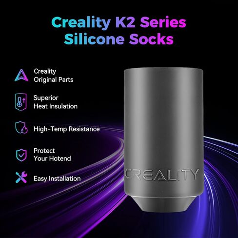 جوارب سيليكون K2 Plus الرسمية من Creality، غطاء سيليكون K2 Hotend الأصلي عزل حراري ممتاز، غطاء عازل لكتلة التسخين K2 Pro، غطاء سيليكون فوهة K2 لسلسلة Creality K2 (3 قطع) in Saudi Arabia