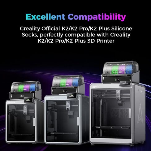 جوارب سيليكون K2 Plus الرسمية من Creality، غطاء سيليكون K2 Hotend الأصلي عزل حراري ممتاز، غطاء عازل لكتلة التسخين K2 Pro، غطاء سيليكون فوهة K2 لسلسلة Creality K2 (3 قطع) in Saudi Arabia