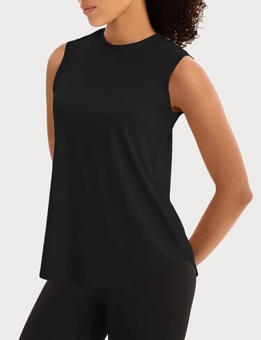 3 Pack Workout Tops for Women Athletic Running Yoga Tank Tops Loose Fit Sleeveless Sports Tennis Gym Shirt Quick Dry in Saudi Arabia