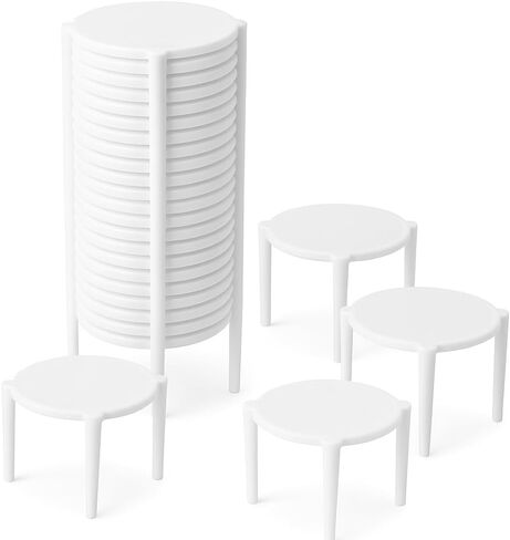 200 Pack Pizza Saver Lid Supports – BPA Free Plastic Tripod for Pizza Boxes – Food Graded Delivery Insert – Fits 6 to 18 Inch Pizza Boxes – Pizza Saver Stand & Stackable Supplies Pizza Tripod Savers in Saudi Arabia