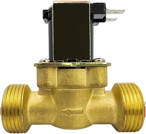 G3/4 "AC 110/220V DC 5/12/24V صمام الملف اللولبي النحاسي المغلق عادة للتحكم في المياه صمامات المياه التبديل المغناطيسي (BSP_DC 24V) in Kuwait