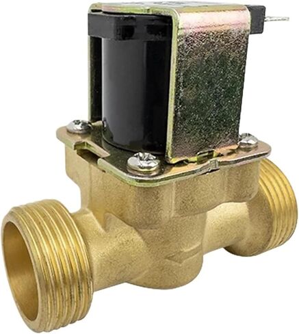 G3/4 "AC 110/220V DC 5/12/24V صمام الملف اللولبي النحاسي المغلق عادة للتحكم في المياه صمامات المياه التبديل المغناطيسي (BSP_DC 24V) in Kuwait