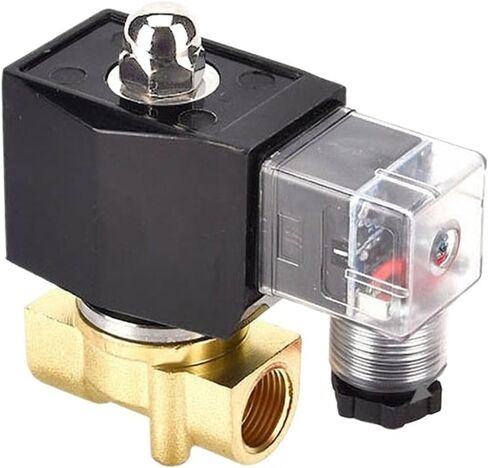 1/2 "3/4" 1 ''1-1/4'' 2 ''IP65 صمام الملف اللولبي النحاسي المقاوم للماء مع مؤشر الطاقة LED 24 فولت 220 فولت 110 فولت صمام مغلق عادة (3/8 "، 24VAC) in Kuwait