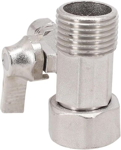 1 قطعة T-Valve RO لتغذية المياه محول 1/2in إلى 1/4in مع اغلاق الكرة صمام الحنفية المحملة B زاوية وقف محول صمام تركيبات جديد in Kuwait