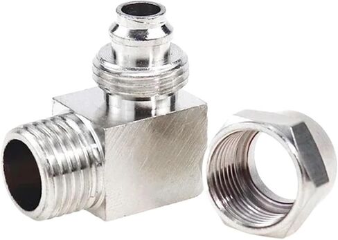 KPL Pneumatic Fitting with Nickel plated copper Thread 1/8 1/4 3/8 1/2 BSP, 4mm 6mm 8mm Quick Connector for Hose Tube Fittings(KPL6-02,200 PCS) in Saudi Arabia