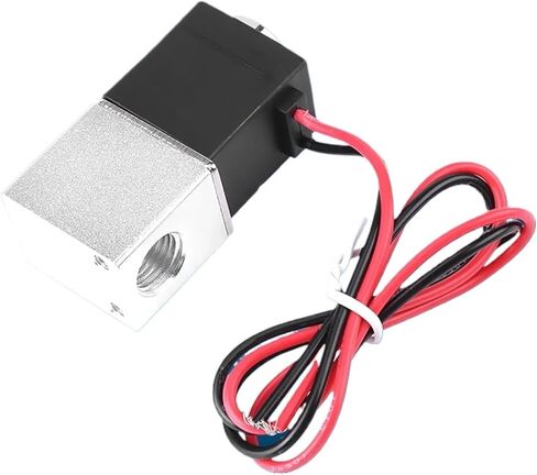 2 Way Normally Closed Valve 12V DC 1/4" 2 Way Normally Closed Pneumatic Aluminum Electric Solenoid Air Valve Solenoid Air Valve in Saudi Arabia