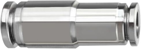 10PCS 304 Stainless Steel Reducer Straight Fittings Trachea Quick Connector PG8-6/10-8/12-6 Pneumatic Fittings(PG8-6) in Saudi Arabia