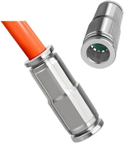 10PCS 304 Stainless Steel Reducer Straight Fittings Trachea Quick Connector PG8-6/10-8/12-6 Pneumatic Fittings(PG8-6) in Saudi Arabia