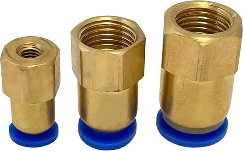 1 قطعة PCF خرطوم اتصال الهواء المناسب 4-12 مللي متر ذكر الموضوع BSPT 1/4 "1/2" 1/8 "3/8" الحلمة النحاس اقتران سريع تركيبات هوائية (PCF6-02) in Kuwait
