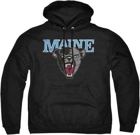 University of Maine Official Distressed Primary Unisex Adult Pull-Over Hoodie in Saudi Arabia
