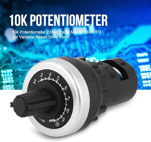 LA42DWQ-22 Rotary Potentiometer 10K Ohm Panel Mount with Screw Terminal for Variable Speed Drive Inverter Control in Saudi Arabia