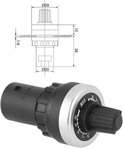 LA42DWQ-22 Rotary Potentiometer 10K Ohm Panel Mount with Screw Terminal for Variable Speed Drive Inverter Control in Saudi Arabia