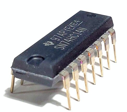 SN74HC14N SN74HC14 74HC14 محولات Hex Schmitt-Trigger صديقة للوحة التجارب IC DIP-14 (عبوة من 5) in Kuwait