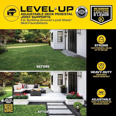 حشوات مرنة ملحقة بنظام القاعدة Level.Up من بيسون، 4 قطع/عبوة (7079806016) in Kuwait