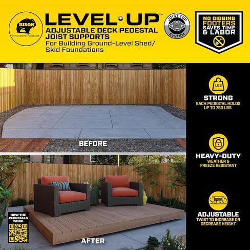 حشوات مرنة ملحقة بنظام القاعدة Level.Up من بيسون، 4 قطع/عبوة (7079806016) in Kuwait