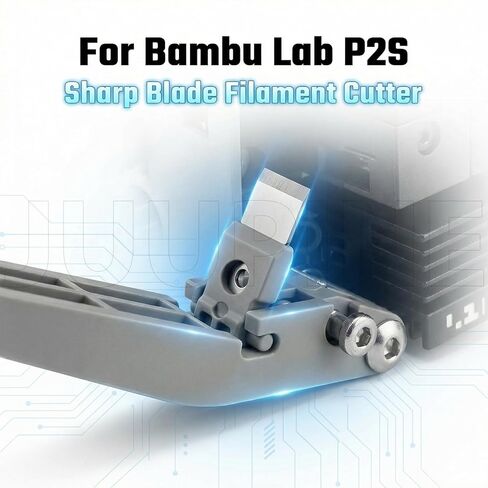 6 عبوات من شفرات قطع الطارد المعدنية لمجموعة Bambu Lab P2S/P2S، مقاومة للحرارة حتى 300 درجة مئوية، تمنع انسداد فوهة P2S وعيوب الطباعة - قاطعة خيوط سهلة التركيب لملحقات Bambu lab P2S in Saudi Arabia