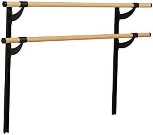 VITA Barre Wall-Mounted Ballet Barre, Wood | Adjustable Height, Made in USA, Home, Studio or Gym Exercise Equipment for Kids & Adults | Dance, Fitness, Pilates in Saudi Arabia