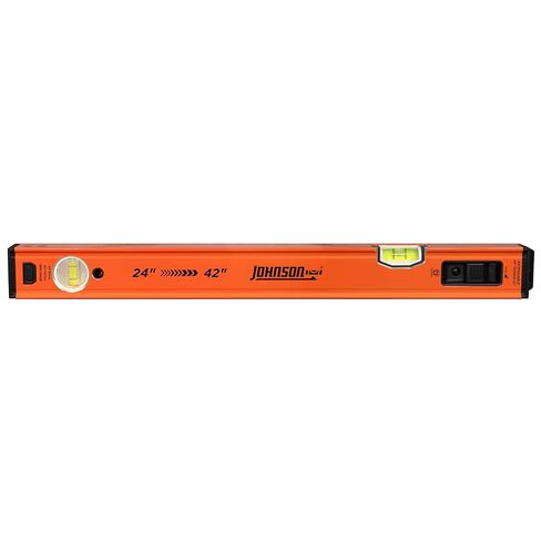 Johnson Level & Tool 5800-2442B - 24"-42" Extendable Box Beam Level,Telescoping Adjustable Aluminum Level with Precision Milled Edges in Saudi Arabia