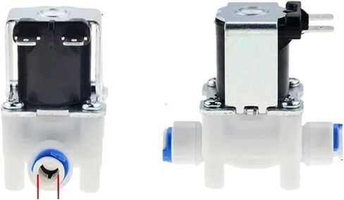 1/4" Normally closed Electric Solenoid Valve Magnetic DC12V 24V AC220V Water Air Inlet Flow Switch Washing Machine Dispenser(DC 12V) in Saudi Arabia