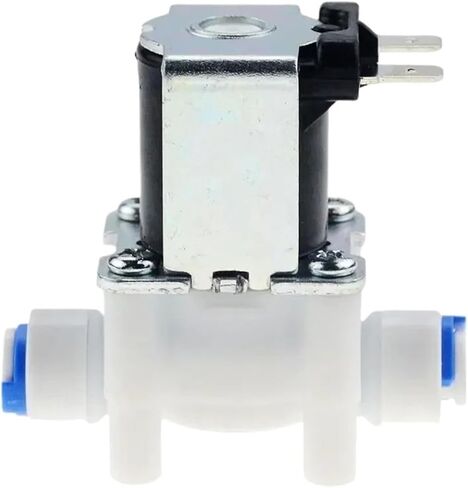 1/4" Normally closed Electric Solenoid Valve Magnetic DC12V 24V AC220V Water Air Inlet Flow Switch Washing Machine Dispenser(DC 12V) in Saudi Arabia