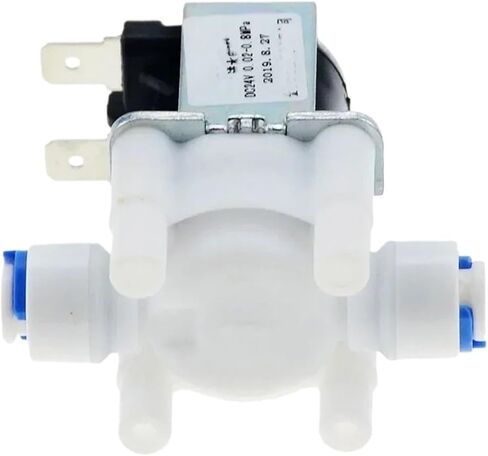 1/4" Normally closed Electric Solenoid Valve Magnetic DC12V 24V AC220V Water Air Inlet Flow Switch Washing Machine Dispenser(DC 12V) in Saudi Arabia