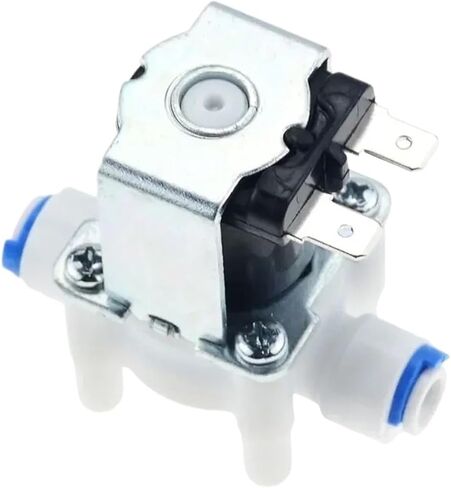 1/4" Normally closed Electric Solenoid Valve Magnetic DC12V 24V AC220V Water Air Inlet Flow Switch Washing Machine Dispenser(DC 12V) in Saudi Arabia