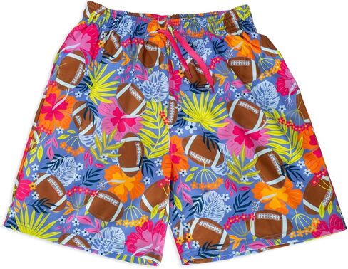 ChalkTalkSPORTS Football Swim Trunks - Football Board Shorts - Multiple Colors - Youth & Adult in Saudi Arabia