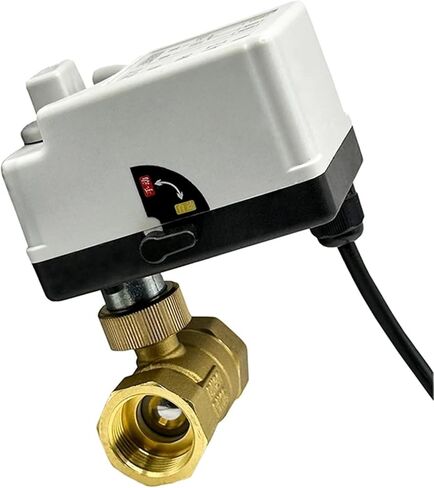 DN15 DN20 DN25 Motorized Ball Valve 220V 12V 24V 3-Wire 2 Point Control Brass Electric Ball Valve With Manual Switch 1Pcs(1-1/4",220VAC) in Saudi Arabia