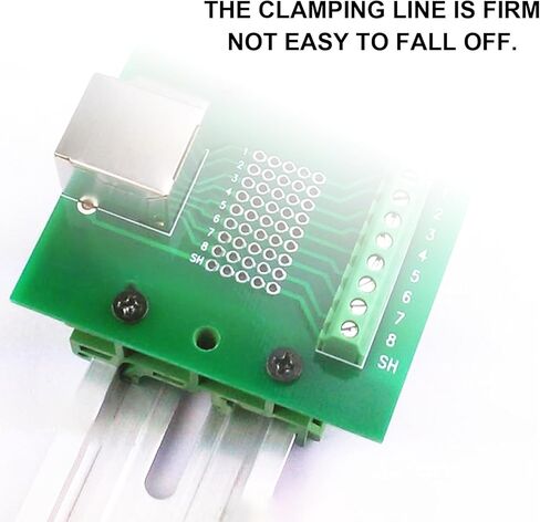 50Sets C45 DIN Rail PCB Mounting Bracket Holder Carrier Clips for Width 15mm or 35mm Circuit Board Mounting Bracket Din Rail in Saudi Arabia