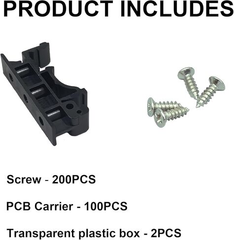 50Sets C45 DIN Rail PCB Mounting Bracket Holder Carrier Clips for Width 15mm or 35mm Circuit Board Mounting Bracket Din Rail in Saudi Arabia