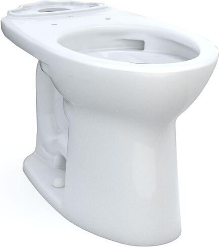 وعاء مرحاض TOTO Drake بارتفاع عالمي TORNADO FLUSH مع 10 بوصة خشنة وCEFIONTECT، قطن أبيض - C776CEFG.10#01 in Saudi Arabia