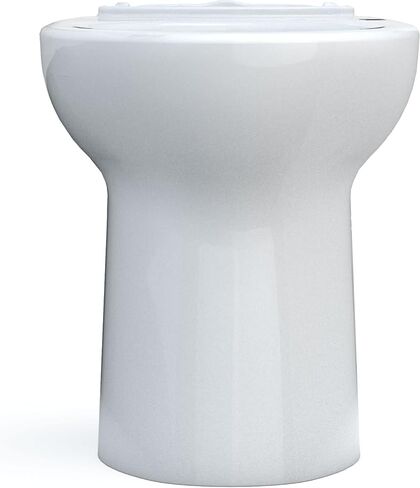 وعاء مرحاض TOTO Drake بارتفاع عالمي TORNADO FLUSH مع 10 بوصة خشنة وCEFIONTECT، قطن أبيض - C776CEFG.10#01 in Saudi Arabia