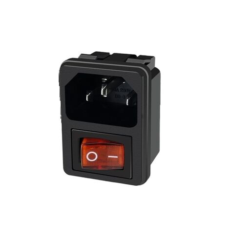 Red Light 15A AC Power Socket high Current Socket Cabinet Power Power Socket Card Installation(6A Switch with Light 3 pin) in Saudi Arabia