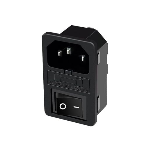 No Light AC Power Socket with Switch Fuse AC Socket Wiring Socket Computer Socket(2 pin 6A Switch -Bayonet 2.0) in Saudi Arabia
