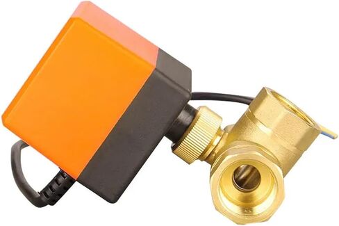 1/2 3/4 1 2 Inch Three Way Motorized Ball Valve 220V 12V 24V 3-Wire 2 Point Control Brass Electric Ball Valve 1Pcs(2",24VDC) in Saudi Arabia