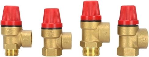 Brass Safety Valve Drain Relief Switch Inner & Outer Wire Brass Safety Valve 1/2 3/4 1Pcs(1/2",MALE FEMALE_3BAR) in Saudi Arabia